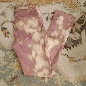 Refuge 2 High Waist Super Skinny Jeans Stretch Jeggings Pink